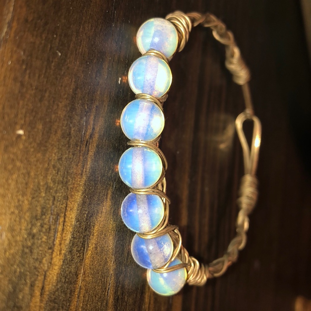 Gold accented bracelet beautiful!